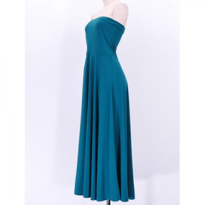 Hula Simple Knit Dress / High Waist Skirt / Blue / G2517bl
