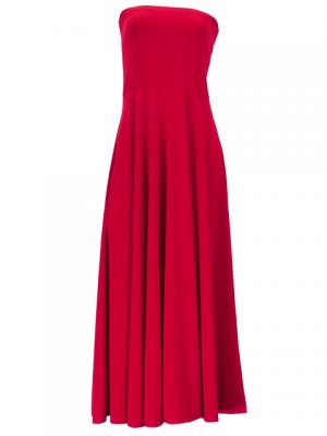 Hula Simple Knit Dress / High Waist Skirt / Red / G2517rd