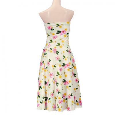 Hula Multi Way Plumeria Dress with Velvet / Luxury Collection / Cream / J2518cr