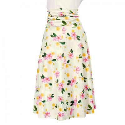 Hula Multi Way Plumeria Dress with Velvet / Luxury Collection / Cream / J2518cr