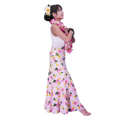 Hula Multi Way Plumeria Dress with Velvet / Luxury Collection / Pink / J2518pi
