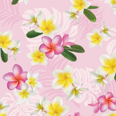 Hula Multi Way Plumeria Dress with Velvet / Luxury Collection / Pink / J2518pi