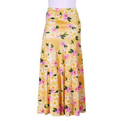 Hula Multi Way Plumeria Dress with Velvet / Luxury Collection / Yellow / J2518ye