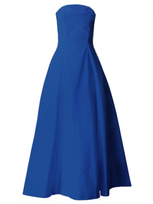Hula Strapless Dress with Hawaiian Solid Fabric / Royal Blue / G2550rb