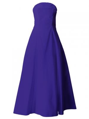 Hula Strapless Dress with Hawaiian Solid Fabric / Eggplant / G2550ep
