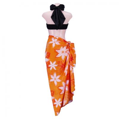 Hula Tiare Pareo / Orange / J2553nv