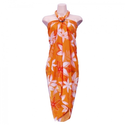 Hula Tiare Pareo / Orange / J2553nv