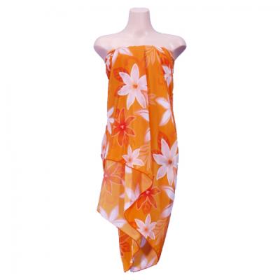 Hula Tiare Pareo / Orange / J2553nv
