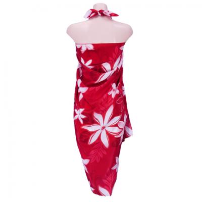 Hula Tiare Pareo / Red / J2553rd