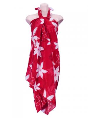 Hula Tiare Pareo / Red / J2553rd