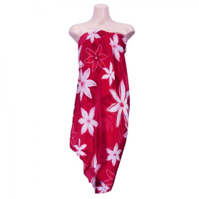 Hula Tiare Pareo / Red / J2553rd