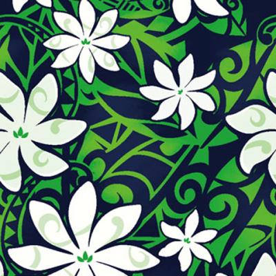 Hula Kahiko Pareo with attached Sash / Green / J2554gr