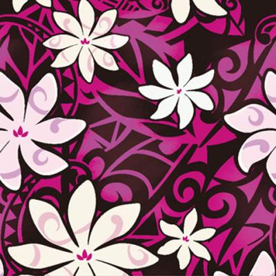 Hula Kahiko Pareo with attached Sash / Pink / J2554pi