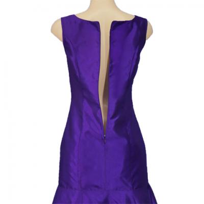 Hula Long Dress with Lehua Print / Luxury Collection / Purple / J2555pu