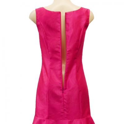 Hula Long Dress with Lokelani Print / Luxury Collection / Pink / J2556pi