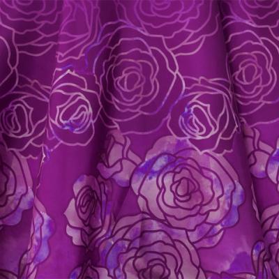 Hula Long Dress with Lokelani Print / Luxury Collection / Red Purple / J2556rdpu