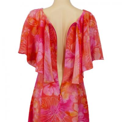 Hula Koshibo Long Cape Dress / Luxury Collection / Pink / J2559pi