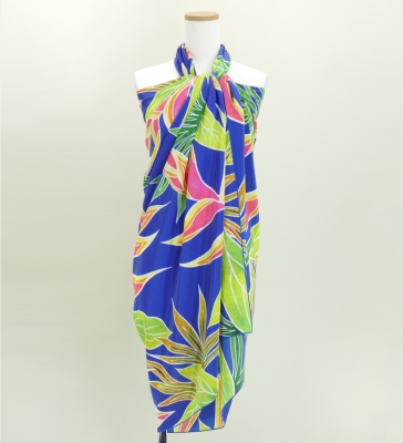 Hula Heliconia Pareo / Blue / J2971bl