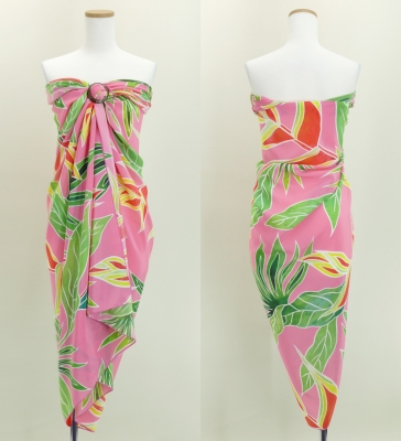 Hula Heliconia Pareo / Pink / J2671pi