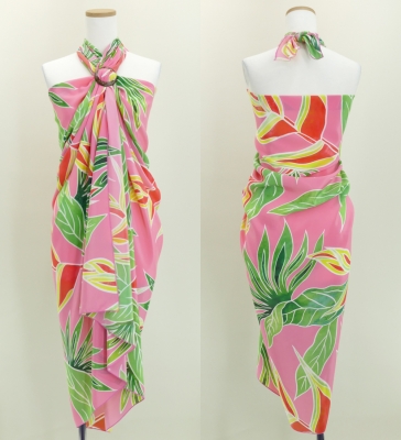 Hula Heliconia Pareo / Pink / J2671pi