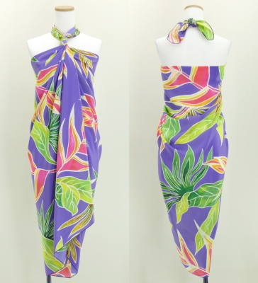 Hula Heliconia Pareo / Purple / J2671pu