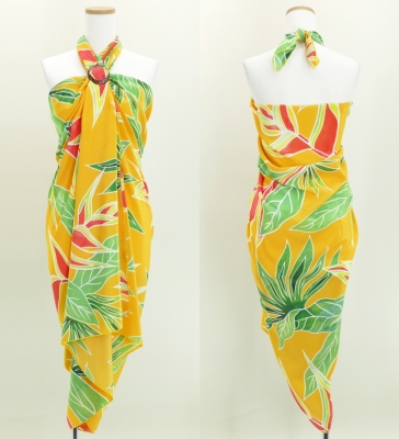 Hula Heliconia Pareo / Yellow / J2671ye