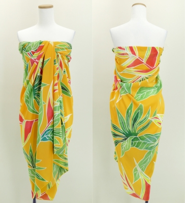 Hula Heliconia Pareo / Yellow / J2671ye