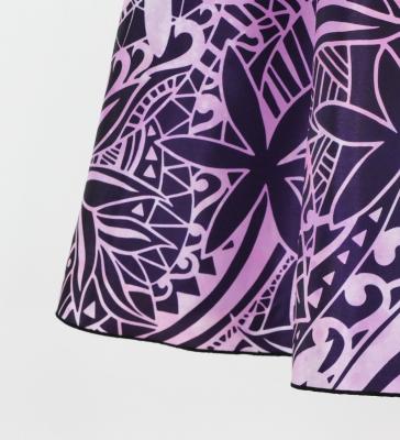 Hula Long Dress with Heliconia Print / Luxury Collection / Pink / J2679pi