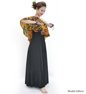 Hula Koshibo Cape with Kahiko&Strelitzia Print / Luxury Collection / J2705