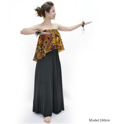 Hula Koshibo Cape with Kahiko&Strelitzia Print / Luxury Collection / J2705