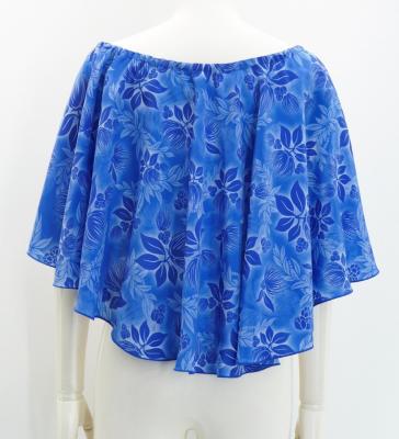Hula Koshibo Cape with Lehua Print / Luxury Collection / J2707