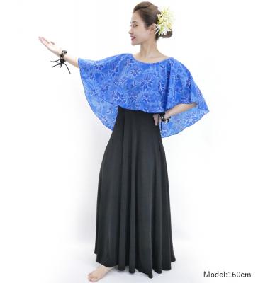 Hula Koshibo Cape with Lehua Print / Luxury Collection / J2707