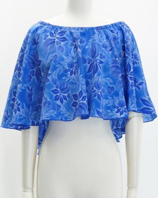 Hula Koshibo Cape with Lehua Print / Luxury Collection / J2707