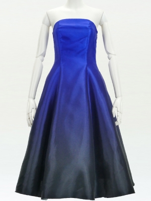 Hula Midi Gradation Dress/ Luxury Collection / Blue & Black / J2709blbk