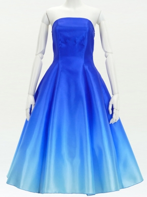 Hula Midi Gradation Dress/ Luxury Collection / Blue & Light Blue / J2709blbl