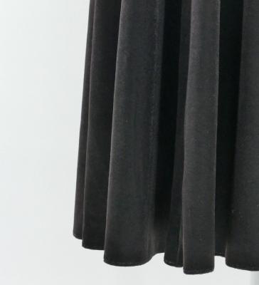 Hula Long Gradation Dress with Velvet / Luxury Collection / Beige & Brown /J2711bebr