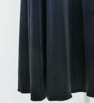 Hula Long Gradation Dress with Velvet / Luxury Collection / Blue & Black / J2711blbk
