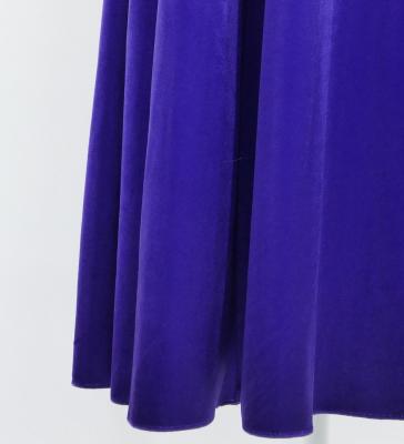 Hula Long Gradation Dress with Velvet / Luxury Collection / Orange & Purple / J2711orpu