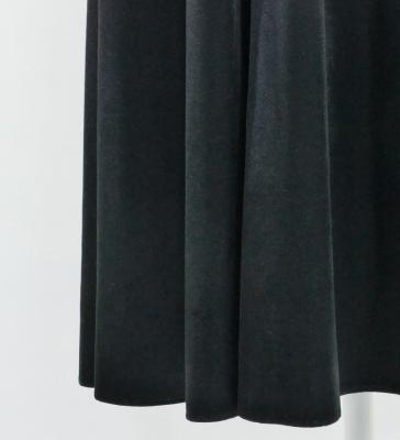 Hula Long Gradation Dress with Velvet / Luxury Collection / Red & Black / J2711rdbk