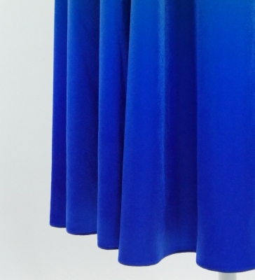 Hula Long Gradation Dress with Velvet / Luxury Collection / Yellow Green & Blue / J2711yegrbl