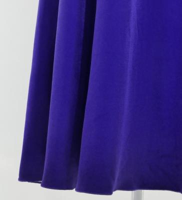 Hula Long Dress with Velvet / Luxury Collection / Orange & Purple / J2714orpu