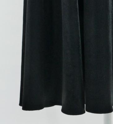 Hula Long Dress with Velvet / Luxury Collection / Red & Black / J2714rdbk