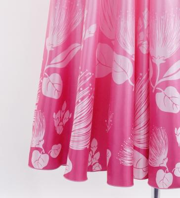 Hula Long circular skirt with Lehua/ Luxury Collection / Pink / J2716pi