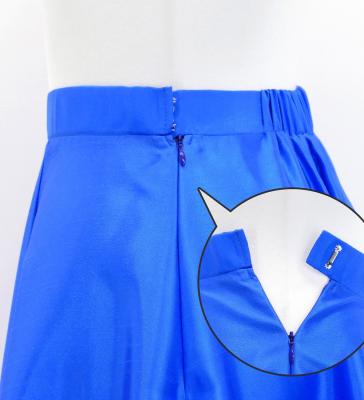 Hula Long circular skirt with Lehua/ Luxury Collection / Blue / J2717bl