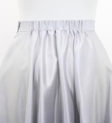 Hula Long circular skirt with Lehua/ Luxury Collection / Gray / J2717gy