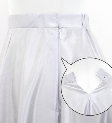 Hula Long circular skirt with Lehua/ Luxury Collection / Gray / J2717gy