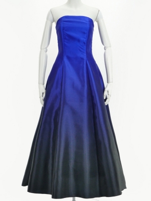 Hula Long Gradation Dress/ Luxury Collection / Blue & Black / J2750blbk