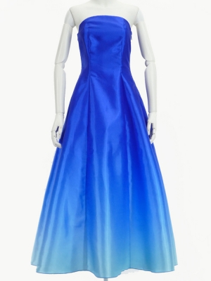 Hula Long Gradation Dress/ Luxury Collection / Blue & Light Blue / J2750blbl