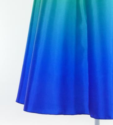 Hula Long Gradation Dress/ Luxury Collection / Yellow Green & Blue / J2750yegrbl