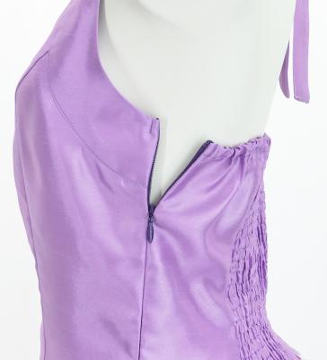 Hula Midi Halterneck Dress with Loke Lani Print / Luxury Collection / Lavender / J2759lv